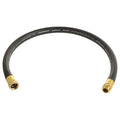 3/4 in ID x 12 ft L Garden Leader Hose, EPDM Tube, Black, Brass x Brass Fitting