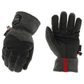 Coldwork Mechanics Style Gloves, Synthetic Leather Palm, Black
