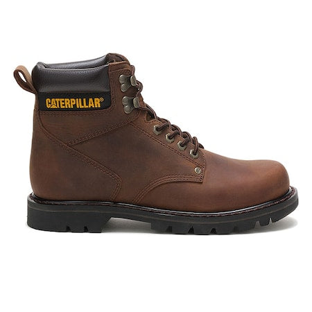 Second Shift, Men's Work Boots, 11 W, Leather, 6 in Height, Dark Brown