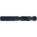 Screw Machine Drill Bit, #43 Size, 135  Degrees Point Angle, High Speed Steel, Black Oxide Finish