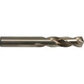 Screw Machine Drill Bit, #58 Size, 135  Degrees Point Angle, Cobalt Steel, Straw/Bronze Finish