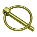 Lynch Pin, 7/16 in Dia, 1-1/2 in L, 1-1/2 in Usable Lg, Steel, 100 PK