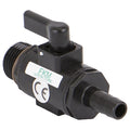 Manual 2-Way Ball Valve,NPT,Polypro