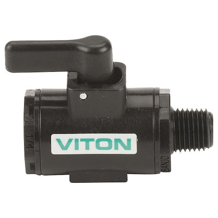 Manual 2-Way Ball Valve,NPT,Polypro