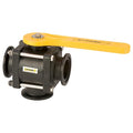 Manual 3-Way Ball Valve,2",Polypro