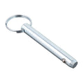Detent Hitch Pin, 3/8 in Dia, 2-1/2 in Usable L, Steel, 5 PK