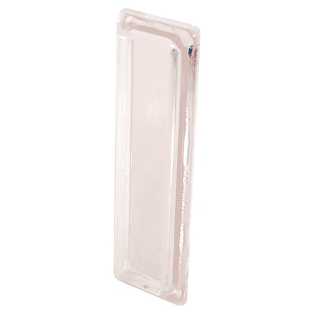 3-1/4 in. "H x 1 in "W, adhesive, Medicine Cabinet Pull Tab, Acrylic