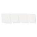 Wraparound Label, White, Vinyl, 1 in W
