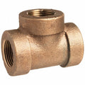 Tee Brass Brass Class 250 Pipe Fittings, 1/2 in Female NPT X 1/2 in Female NPT