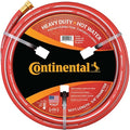 5/8 in ID x 100 ft L Garden Hose, Plant-based Polymer Tube, Red, Brass x Brass Fitting