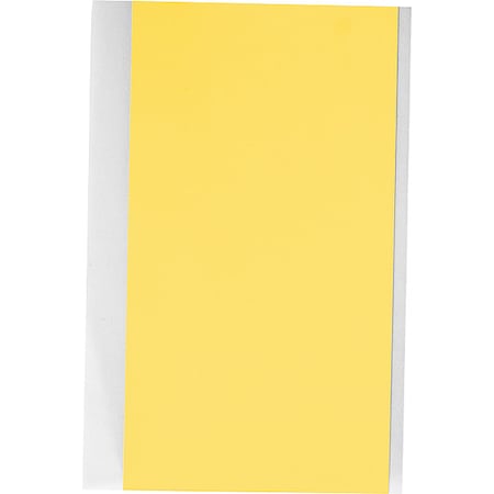 Pre-Cut Label Stock Roll, Yellow, Matte
