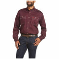 Men's FR Durastretch Work Shirt, 9.7 cal/sq cm, 2XL, Vented Work Shirt