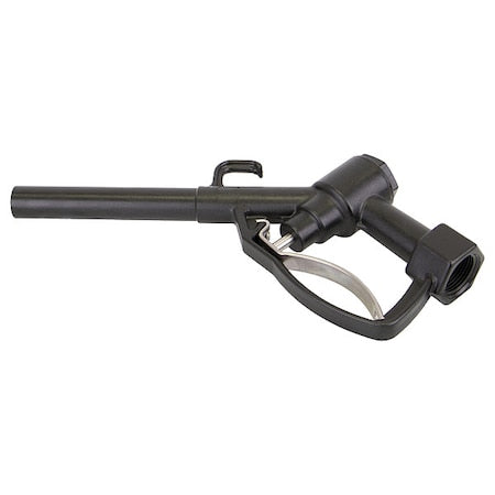 Drum Pump Nozzle, Black, 5-1/2 in, PP Spout