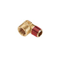 90 Degrees  Forged Elbow Brass Pipe Fitting, 1/4 in Female NPT X 1/4 in Male NPT