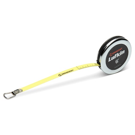 6-ft Executive Diameter Pocket Tape Measure, 1/4" Blade