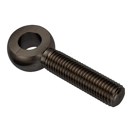 Fixed Rod End, Stainless Steel, Black Oxide, 3/4"-10 Thrd Sz, 2 5/8 in Thrd Lg