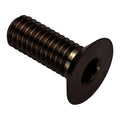 M6-1.00 Socket Head Cap Screw, Flat, Black Oxide 316 Stainless Steel, 16 mm Length