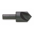 Countersink,1 FL,60 Deg,3/8,HSS,Uncoated