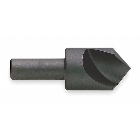 Countersink,1 FL,60 Deg,3/8,HSS,Uncoated