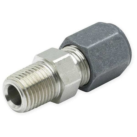 3/8" x 1/2" MNPT x Compression SS Male Connector