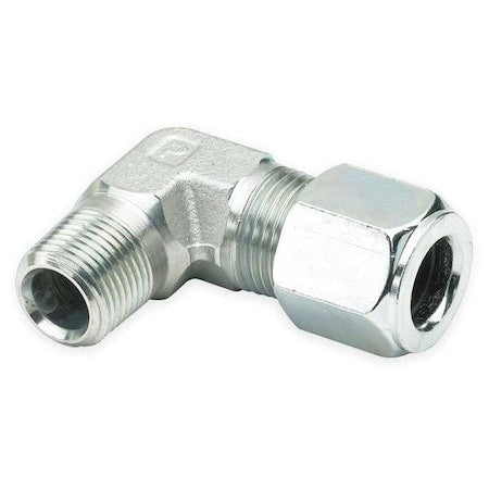 1/4" x 1/8" Compression SS Male 90 Degree Elbow