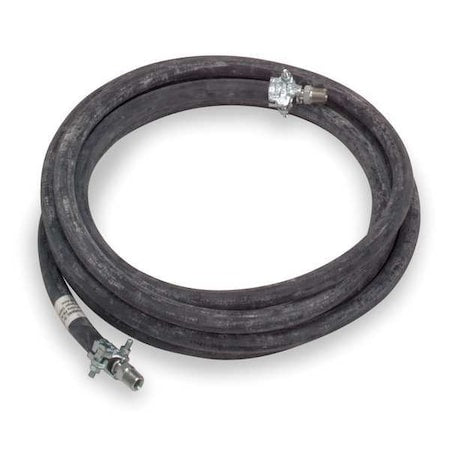 3/4" ID x 25 ft Rubber Steam Hose BK