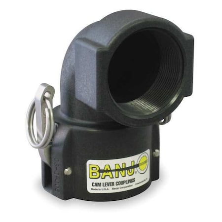 1-1/2" Female Coupler x FNPT 90 Degree Coupler
