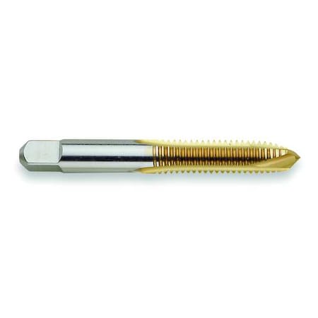 Straight Flute Hand Tap, M10-1.50, Bottoming, 4 Flutes, Metric Coarse
