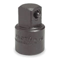 Impact Socket Adapter, 3/8" F x 1/2" M, Square, Black Oxide