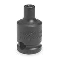 3/8 in Drive Impact Socket Standard Socket, black oxide, Steel,E6
