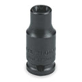 1/4 in Drive Impact Socket E7 Size Torx(R) Standard Depth, Black Oxide