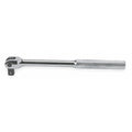 Breaker Bar, 1/2 in Drive Size, 24 in Overall Length, Knurled Grip, SAE, Alloy Steel, Chrome Finish