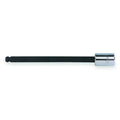 3/8 in Drive Ball Hex Socket Bit SAE 3/8 in Tip, 6 3/32 in L