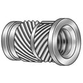 Ultrasonic Insert, #8-32, 21/64 in L, 0.22 in Insert Dia., 0.22 in Tapered End Dia., Brass, 100 PK