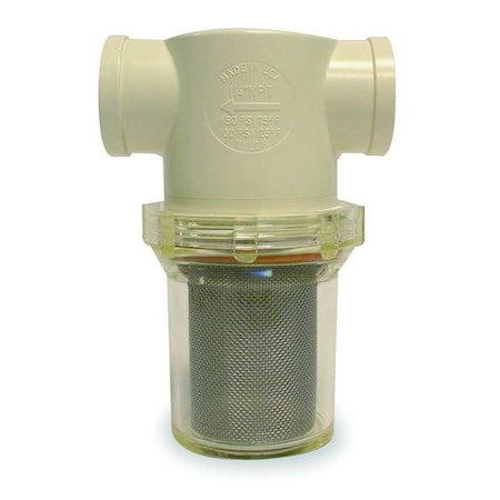 Inline Strainer, 8 in H, 305 micron