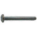 Thread Cutting Screw, 1/4" x 1 in, Zinc Plated Steel Pan Head Phillips Drive, 25 PK