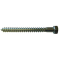 Lag Screw, 3/8 in, 2-1/2 in, Steel, Hot Dipped Galvanized Hex External Hex Drive, 50 PK