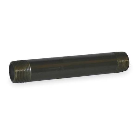 3/4" x 8" Black Pipe Nipple Sch 80