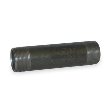 1-1/2" x 5" Black Pipe Nipple Sch 80
