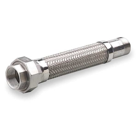 1-1/2" Dia x 18" L 316 SS Flexible Metal Hose