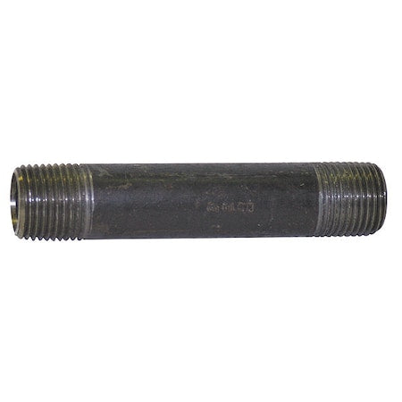 1/2" MNPT x MNPT Black Steel Black Pipe Nipple Schedule 80