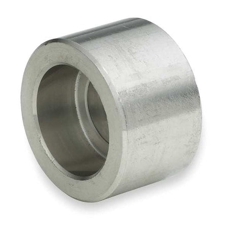2 in Stainless Steel Socket Weld Half Coupling, Class 3000, 304L, 2-31/32 in OD