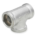 1 in Class 3000 Stainless Steel Socket Weld Tee Fitting, 304L, Female Threaded Ends