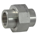1-1/2 in Socket Weld Union, 304 Stainless Steel, Class 3000
