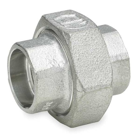 2 in Socket Weld Stainless Steel Union, 304L, Class 3000, 3-3/8 in Length