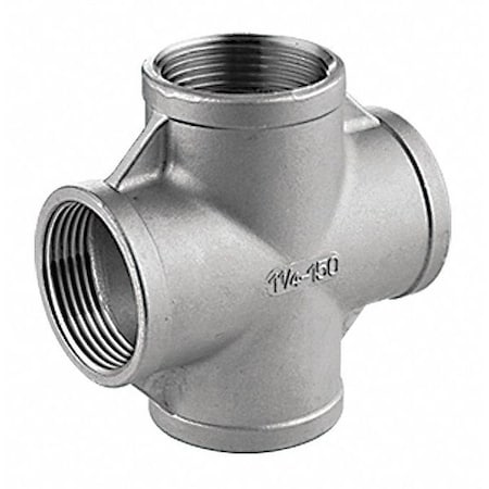Cross, SS, Thrd 3/4", Thrd 3/4"