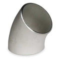 3/4 in Butt Weld 304L Stainless Steel Long Radius 45 Degree Elbow Schedule 40
