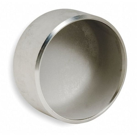 3/4 in. 304L Stainless Steel Butt Weld Cap, Schedule 40, ASTM A403