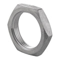 1/2 in FNPT 304 Stainless Steel Locknut, Class 150, 1 3/16 in Hex Size