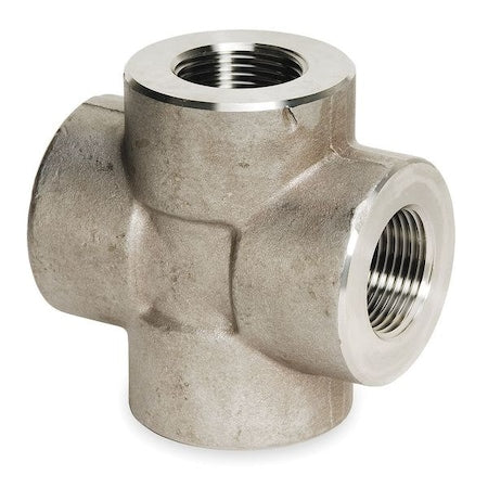 Cross, SS, Thrd 1/4", Thrd 1/4"